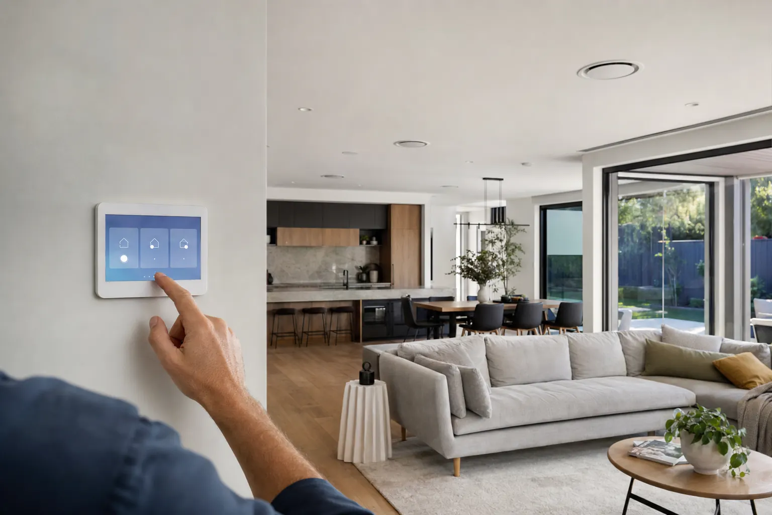 Melbourne homeowner using an ActronAir ducted zoning controller