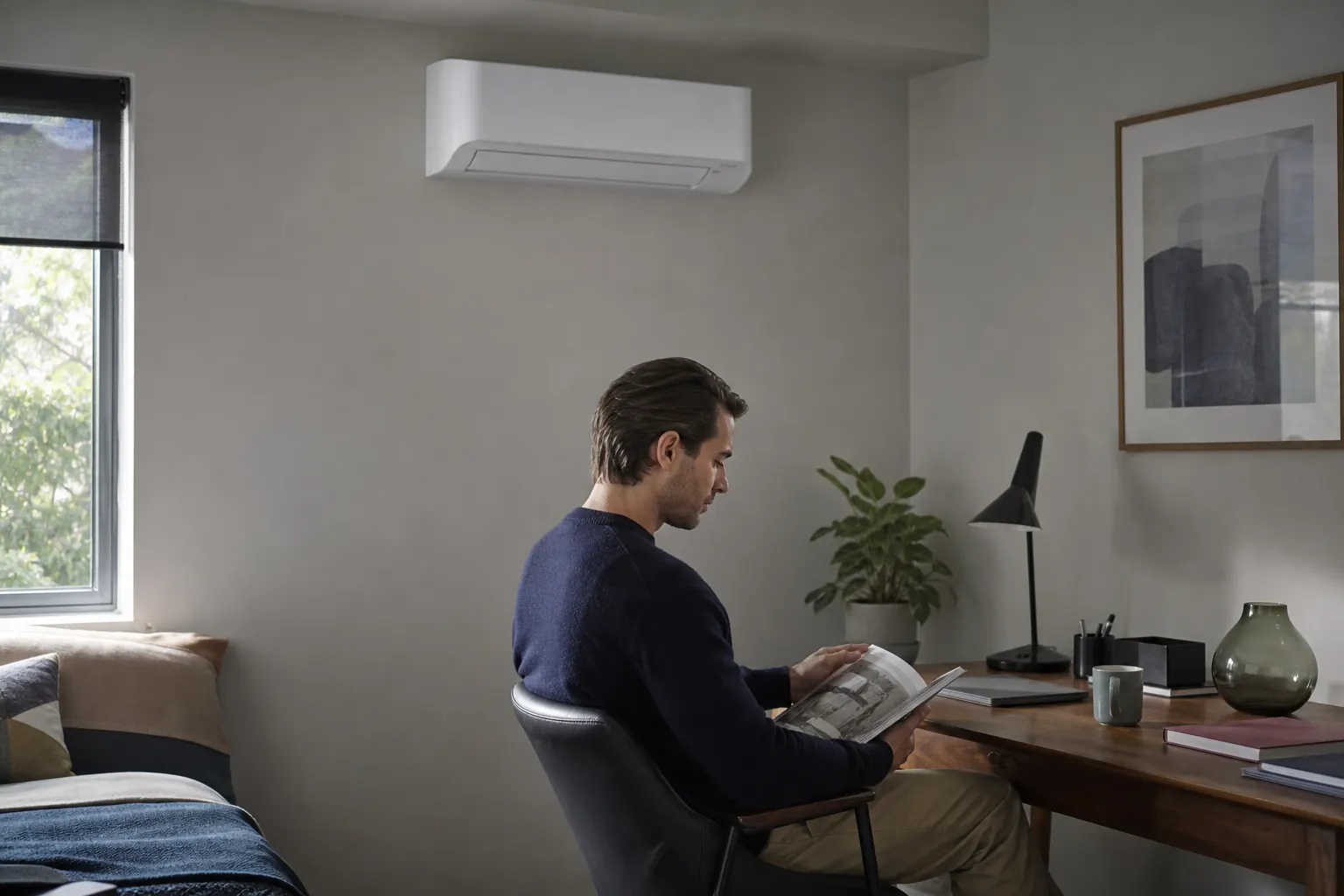 Toshiba inverter air conditioner providing quiet comfort in a Melbourne home